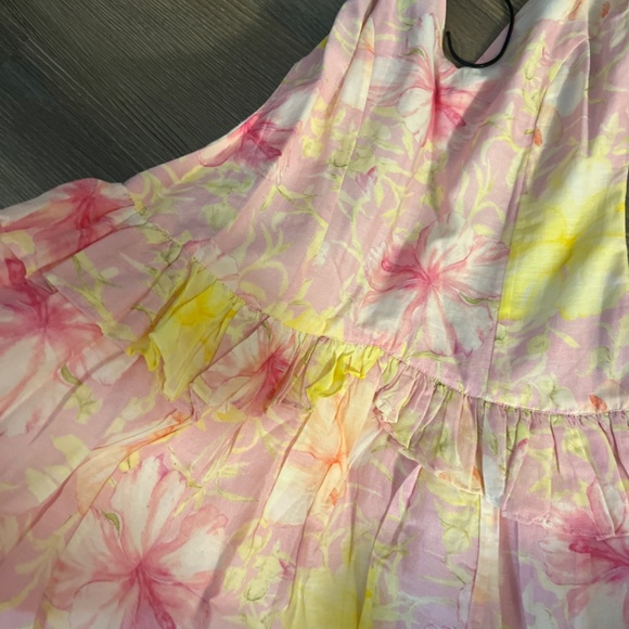 NWT Loveshackfancy Fabienne Mini Dress in Light Berry Tea - Picture 9 of 12